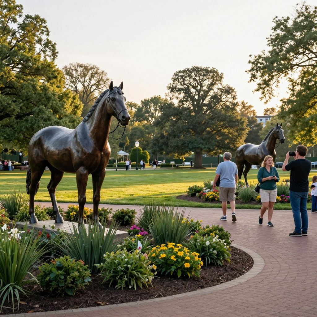 Take Photos at Thoroughbred Park