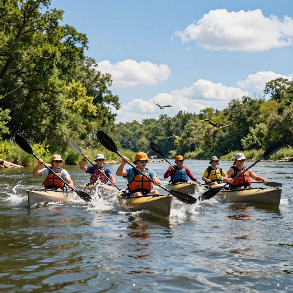 Canoeing or Kayaking