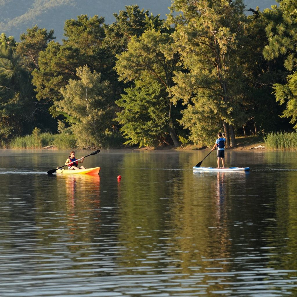 Kayaking and Fishing