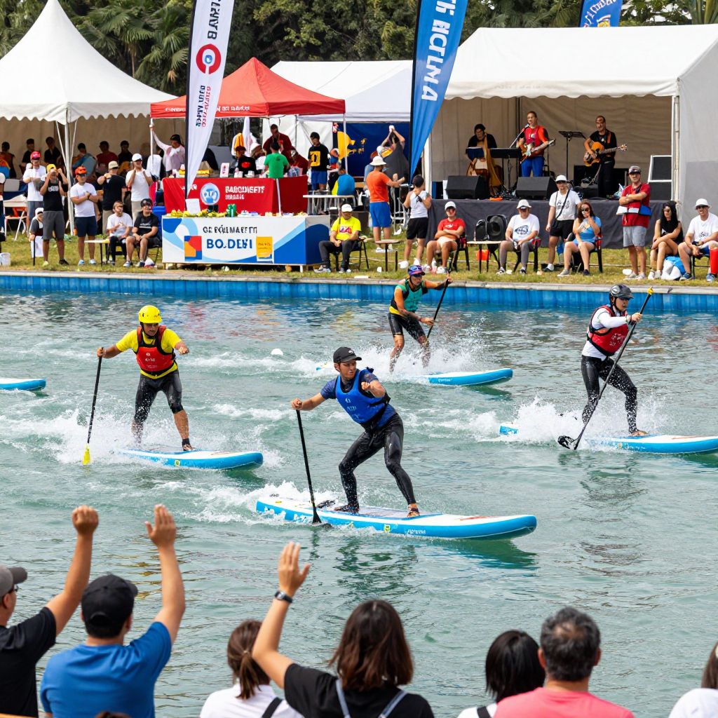 PaddleFest River Surfing Competitions