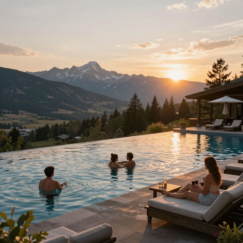 Mount Princeton Hot Springs Resort Infinity Pool