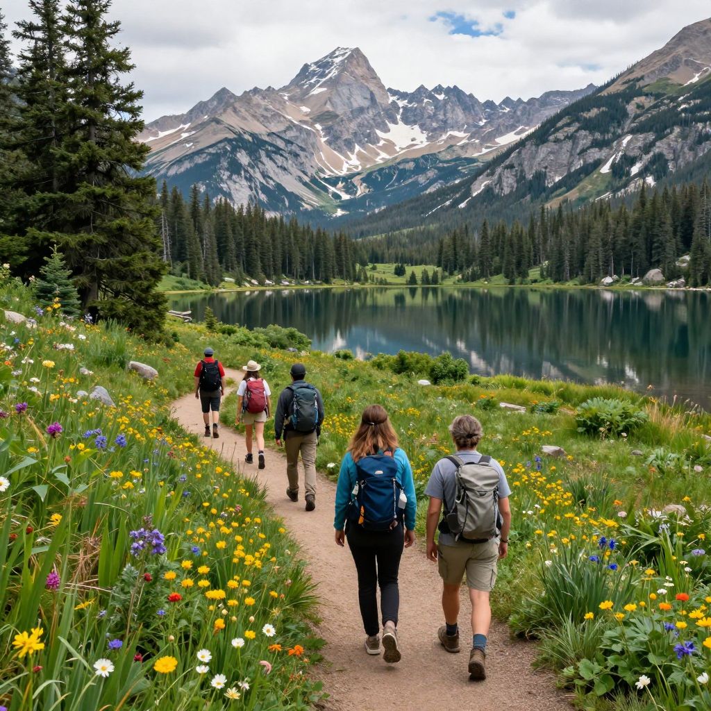 Hiking Cottonwood Lake