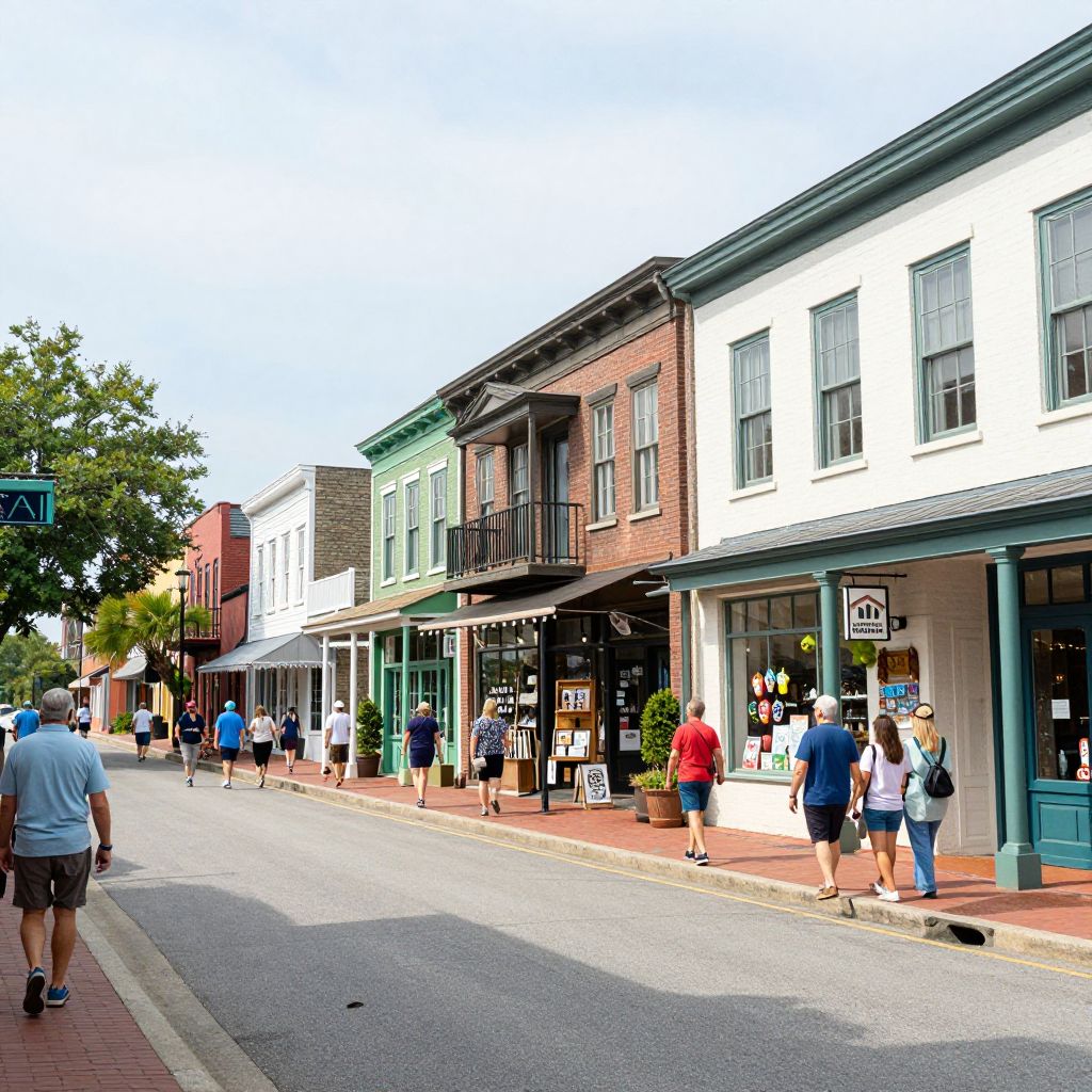 Historic Downtown District on Mason Avenue
