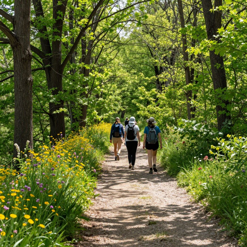 Hiking the Tammany Trace Trail