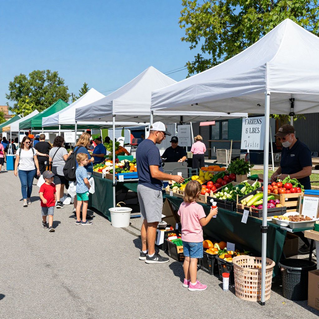 Farmers' Market at Crossing at the Dan