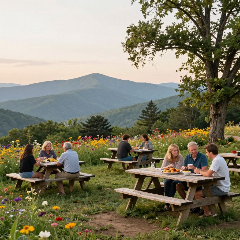 Picnicking at Blue Ridge Parkway