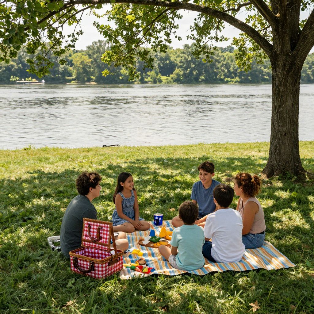 Picnic at Riverbend Park