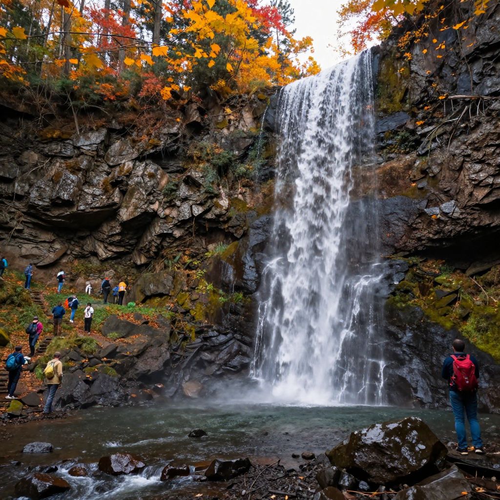 Falling Springs Falls
