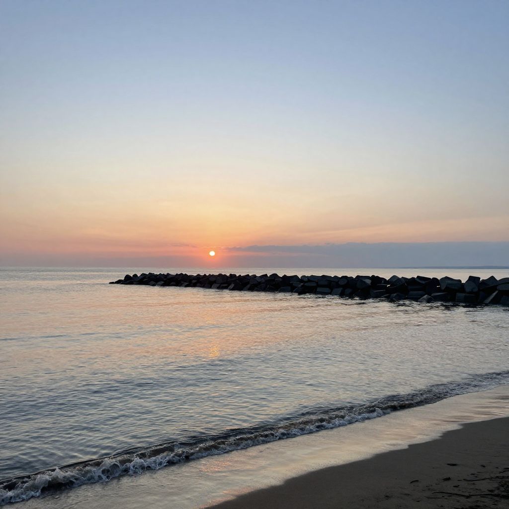Walk the Breakwall at Lexington State Harbor