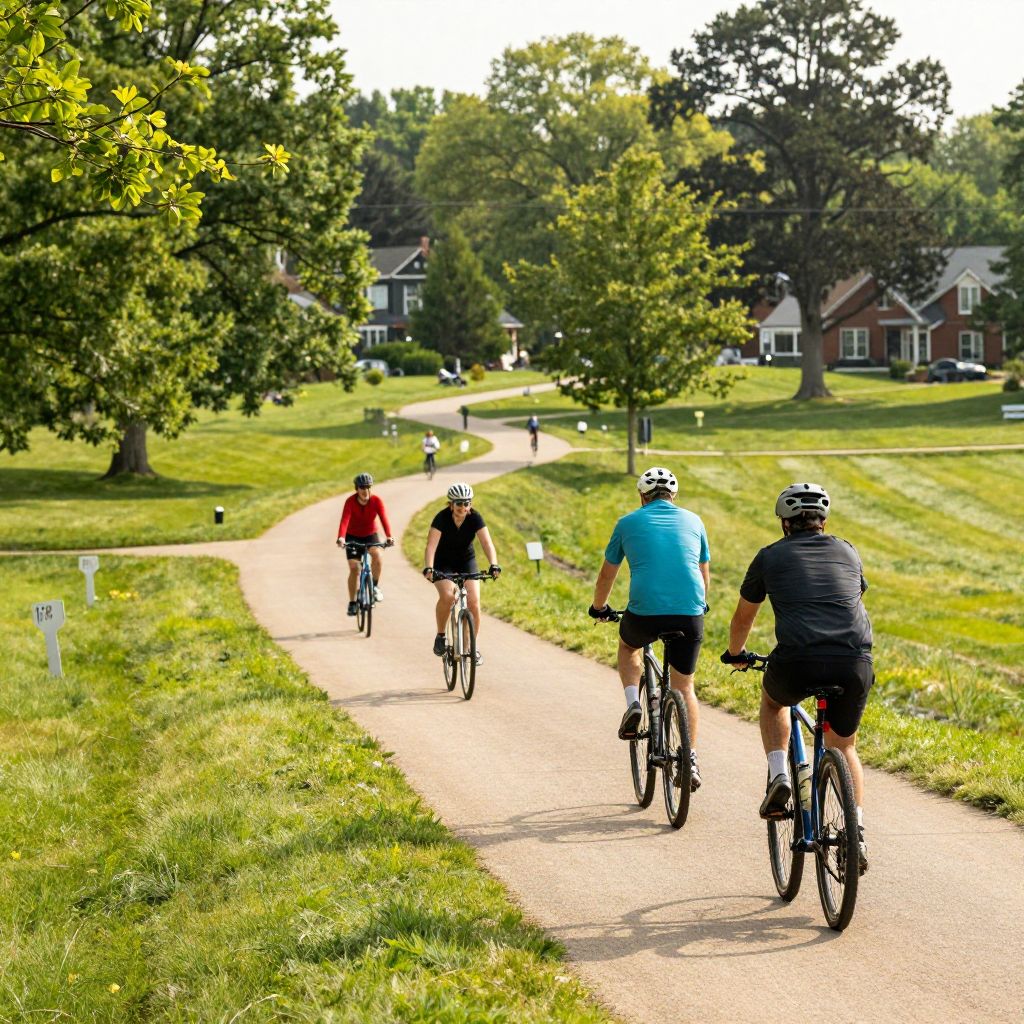 Enjoy a Leisurely Bike Ride Along the Village's Bike Paths
