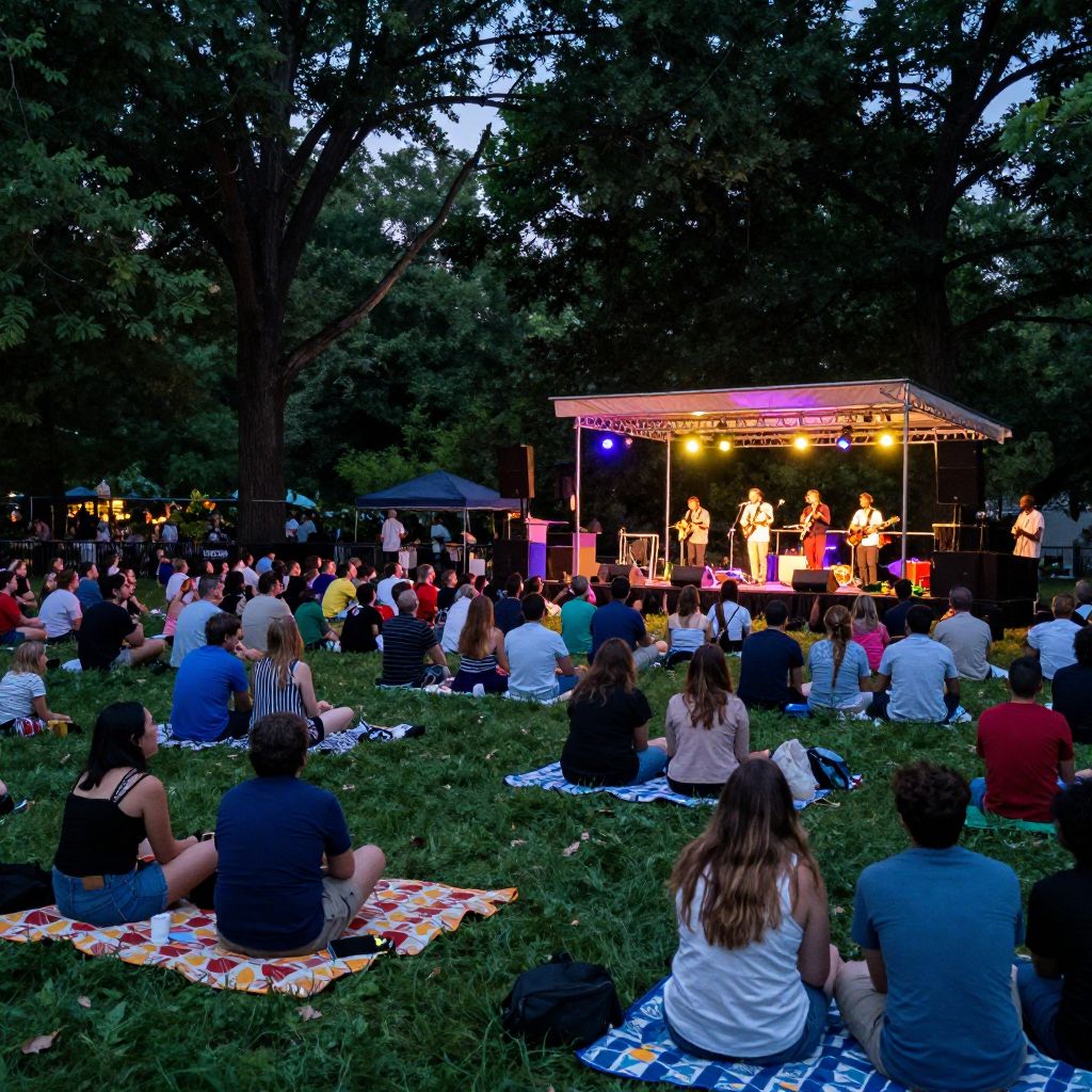 Enjoy Free Friday Evening Concerts at Music in the Park