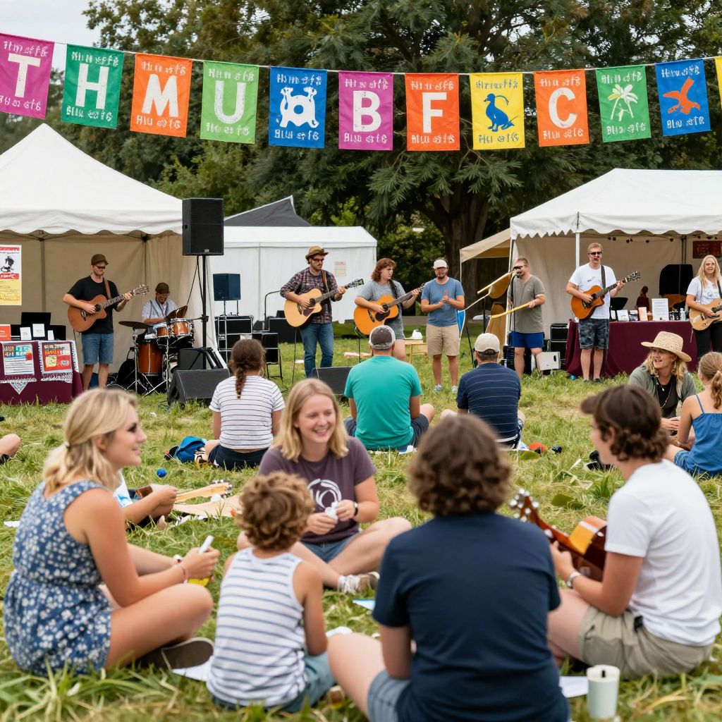 Participate in the Thumbfest Folk Music Festival