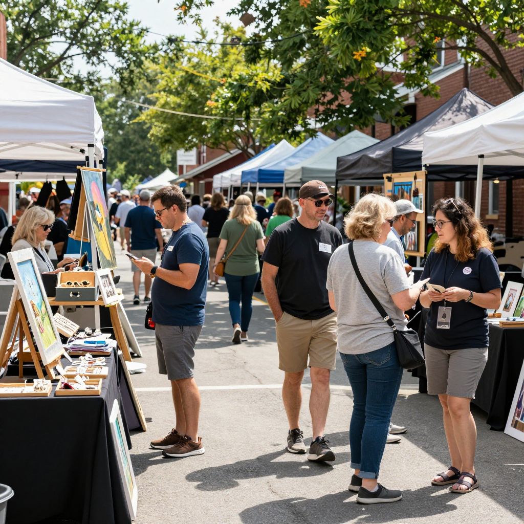 Browse Local Art and Craft Vendors at the Lexington Fine Arts Street Fair