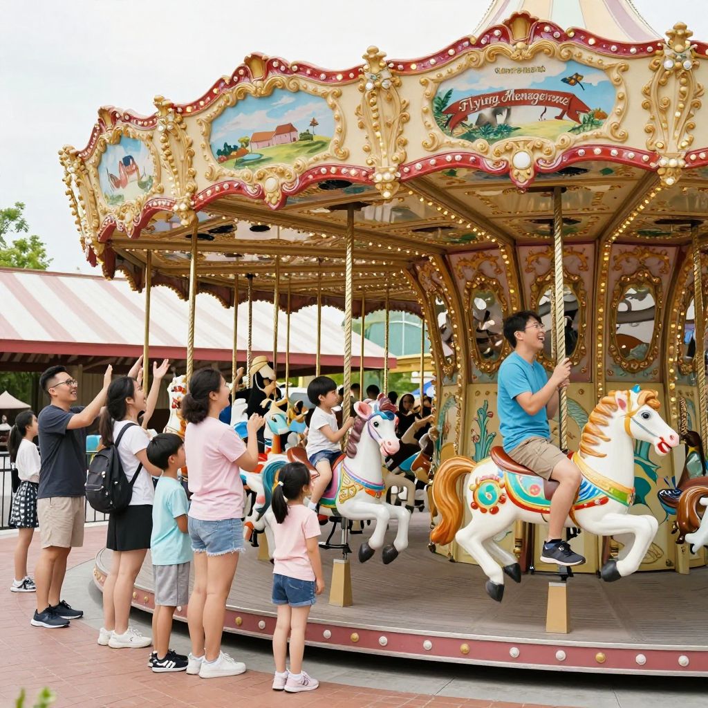 Lenny & Joe’s Flying Menagerie Magical Carousel