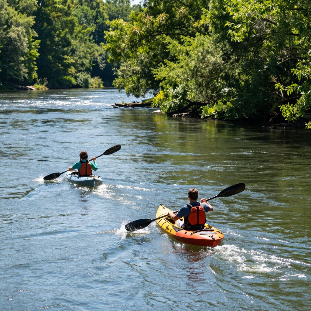Kayaking on James River