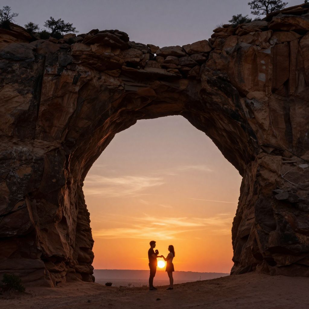 Natural Bridge Sunset
