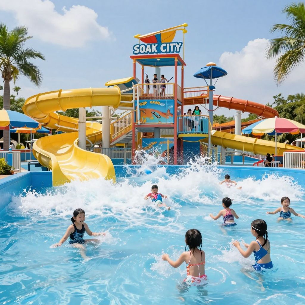 Splash Around at Soak City Waterpark, Buena Park