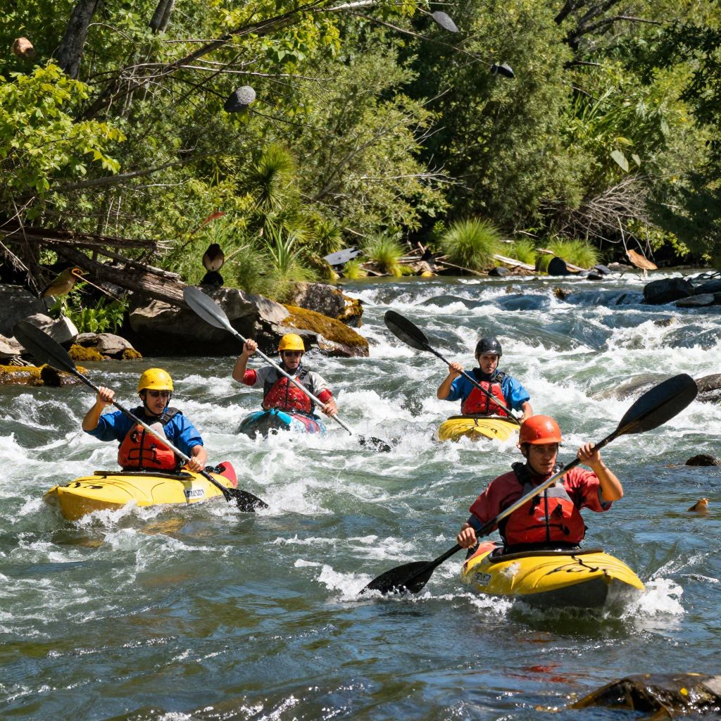 Kayaking on the Rapidan River