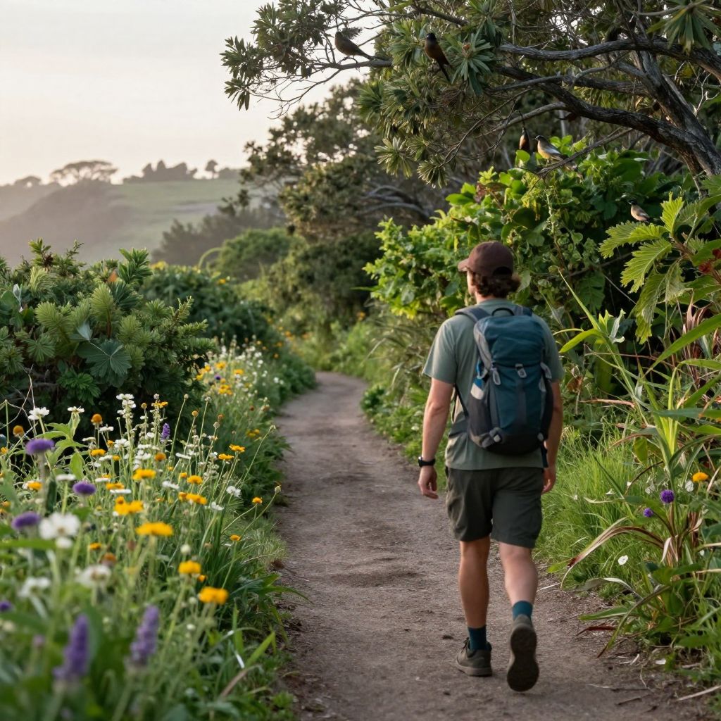 Nature walk along Coastal Bryan Heritage Trail