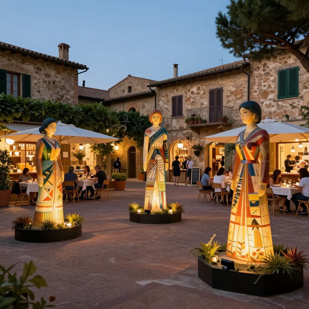 Art Installations at Tuscan Village