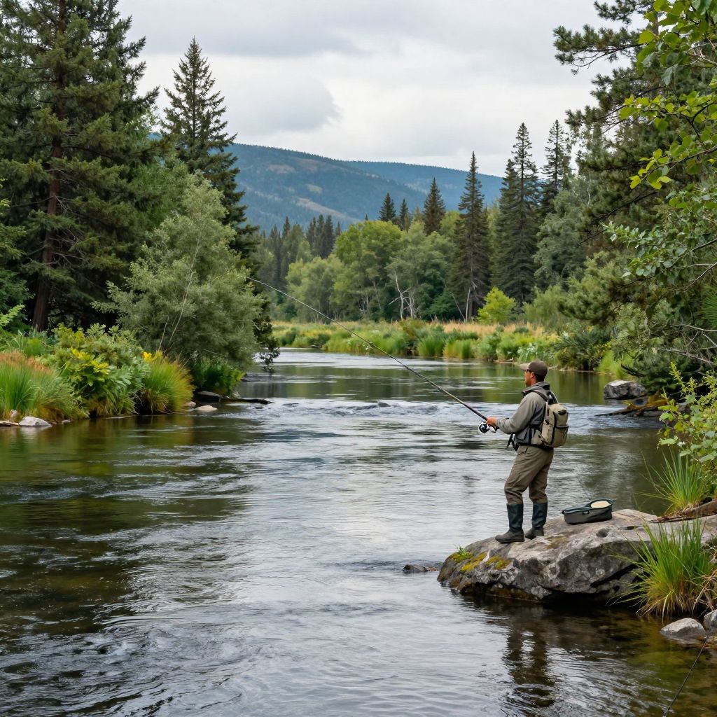 Fishing in Salmon River