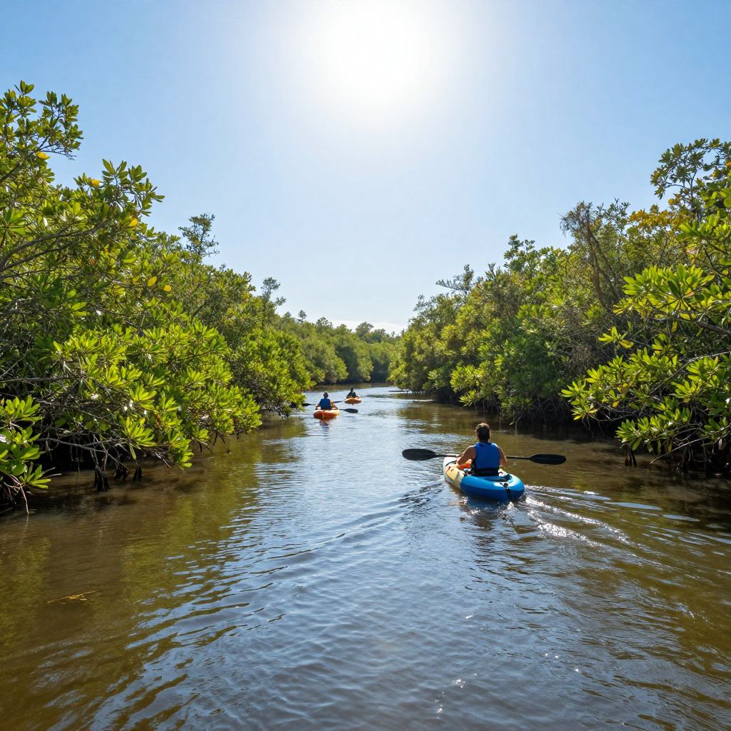 Kayaking on the St. Lucie River