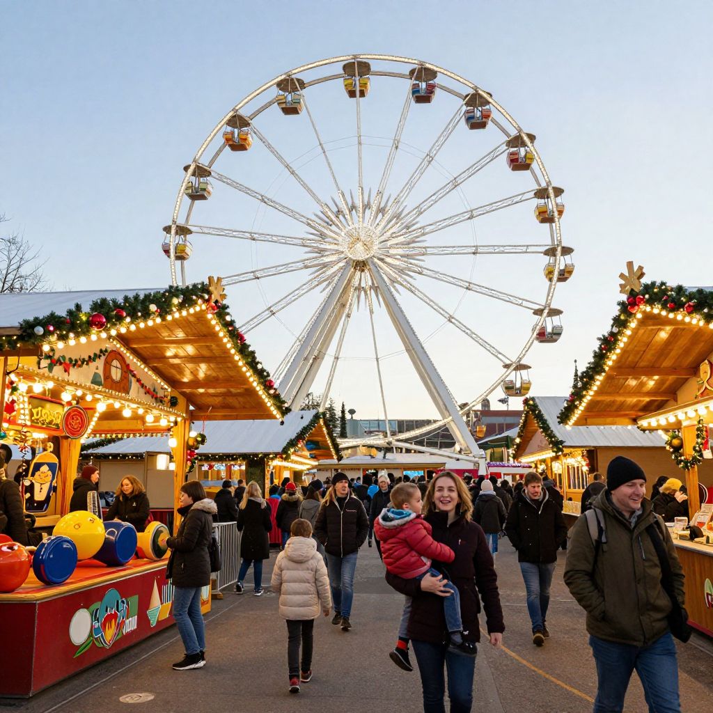Winter Market on Riesenradplatz