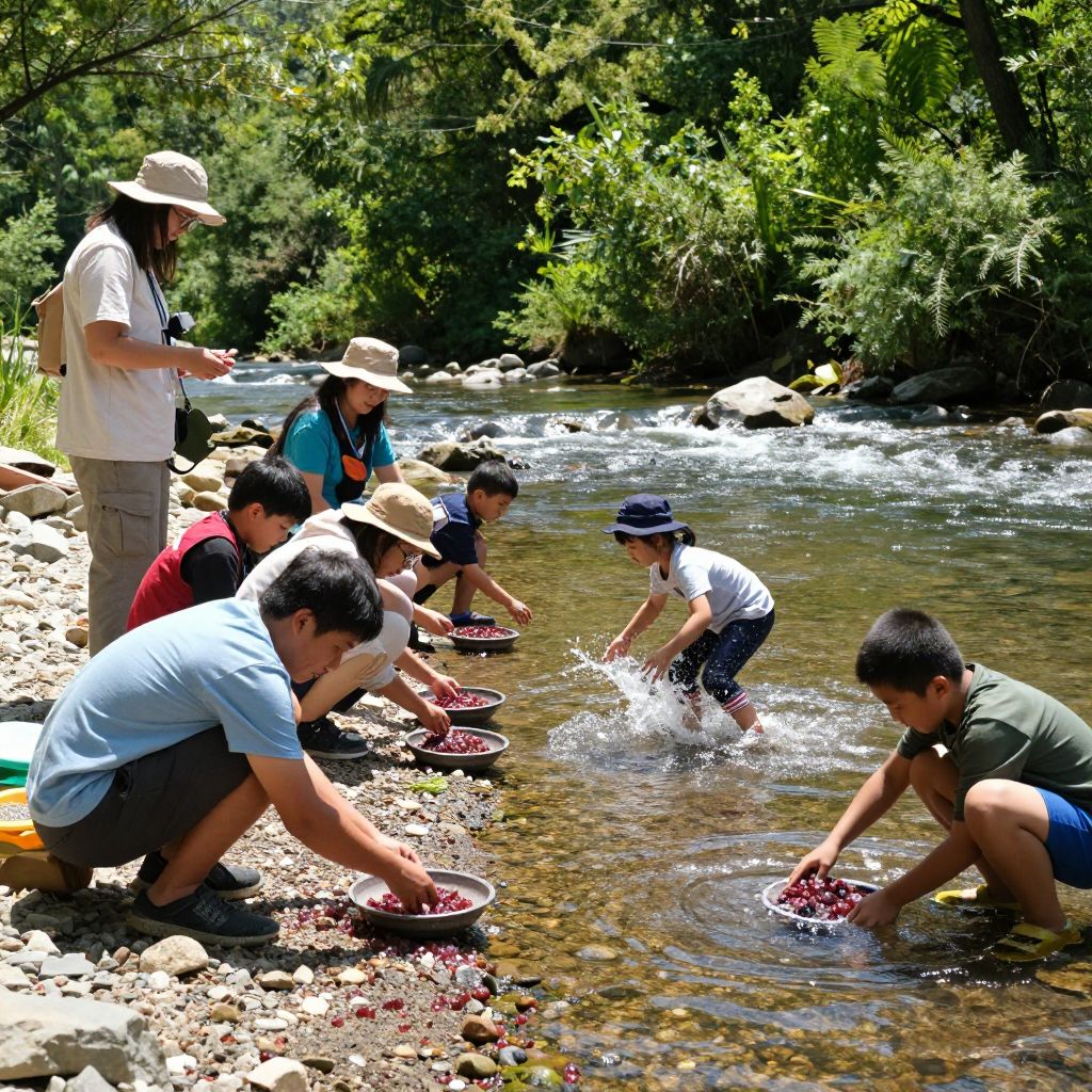 Pan for Garnets at the River of Gold