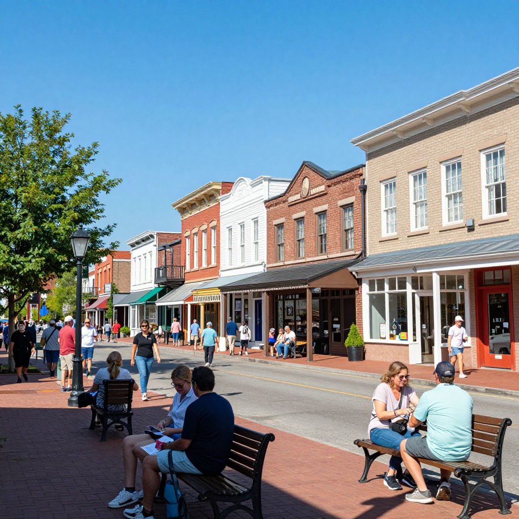 Main Street and Courthouse Square