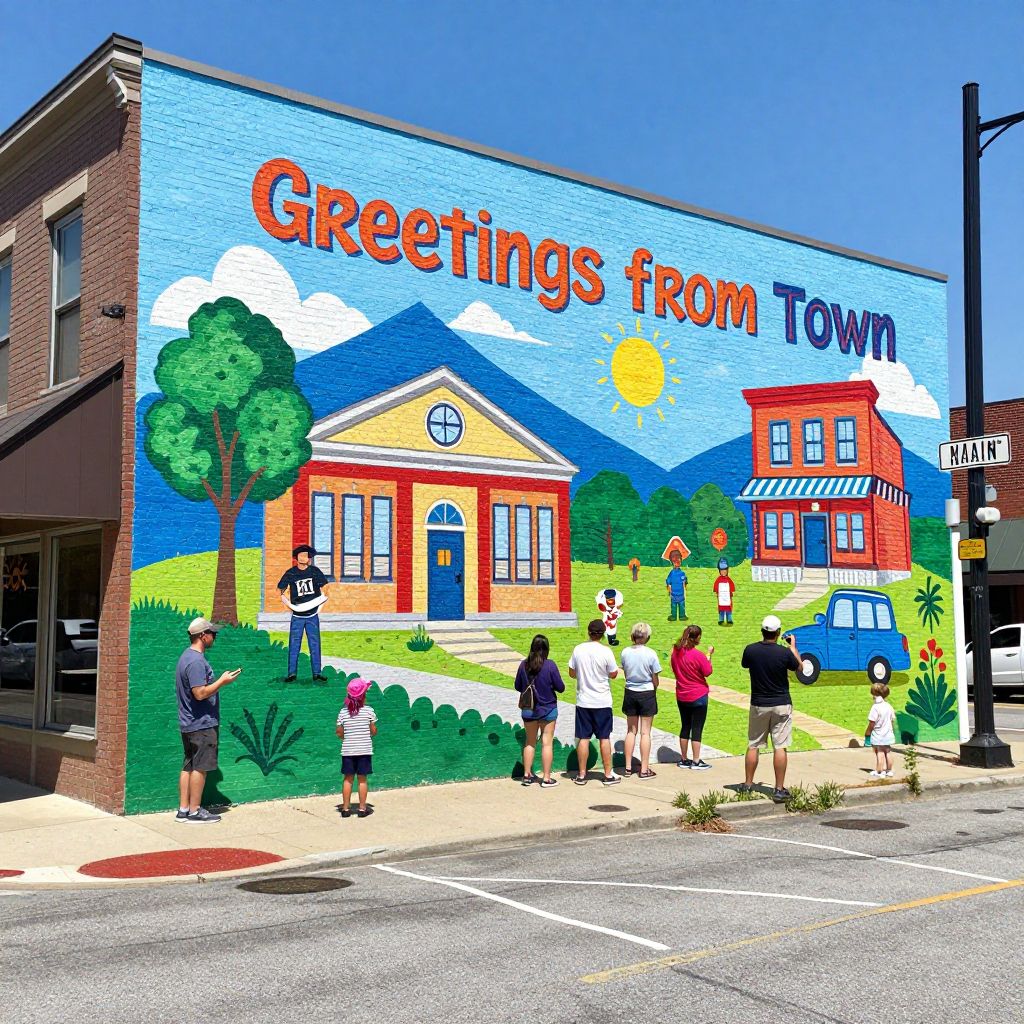 Greetings from Old Town Mural