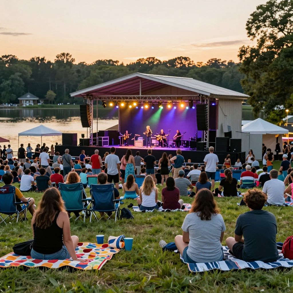Pavilion at Star Lake Concert