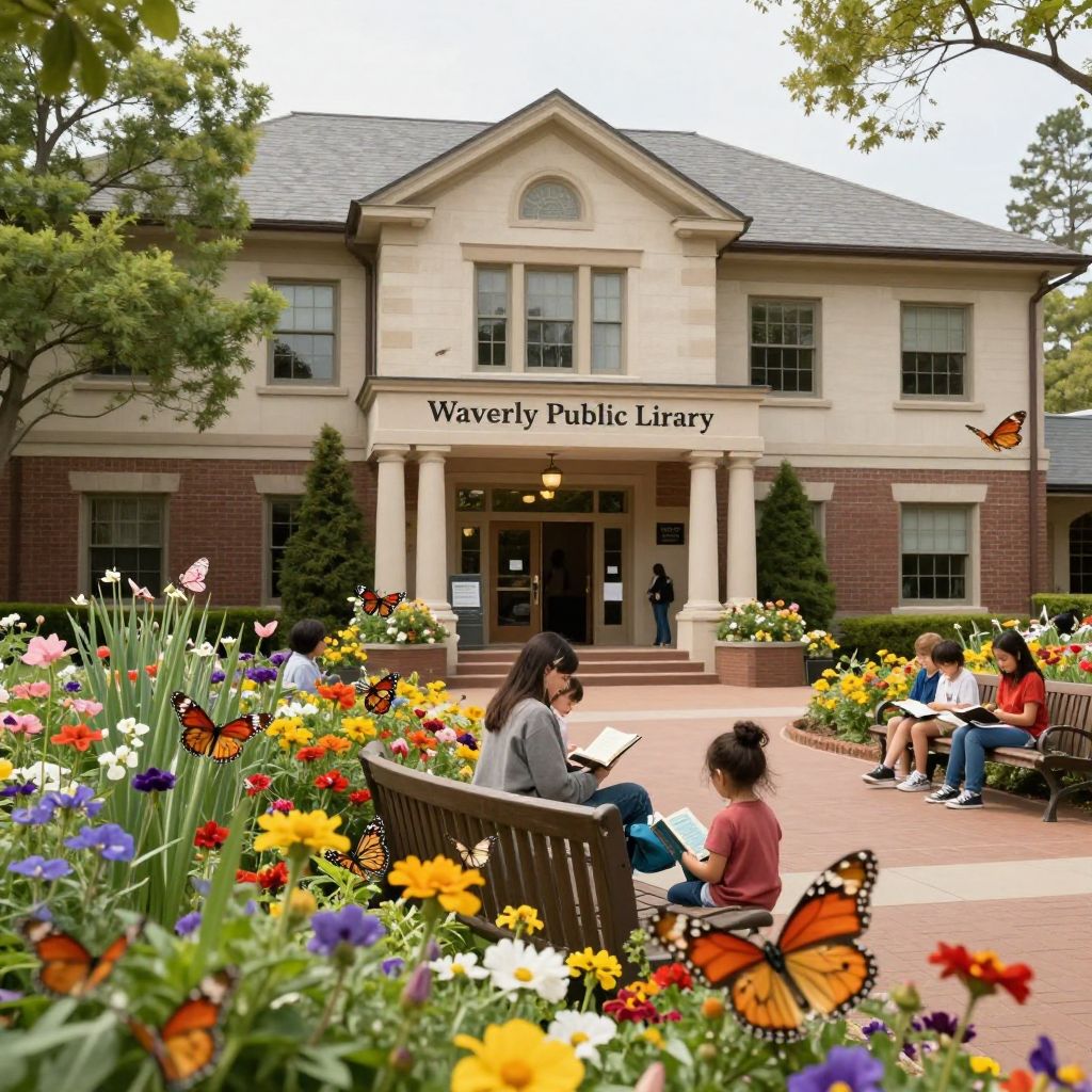Waverly Public Library & Butterfly Gardens