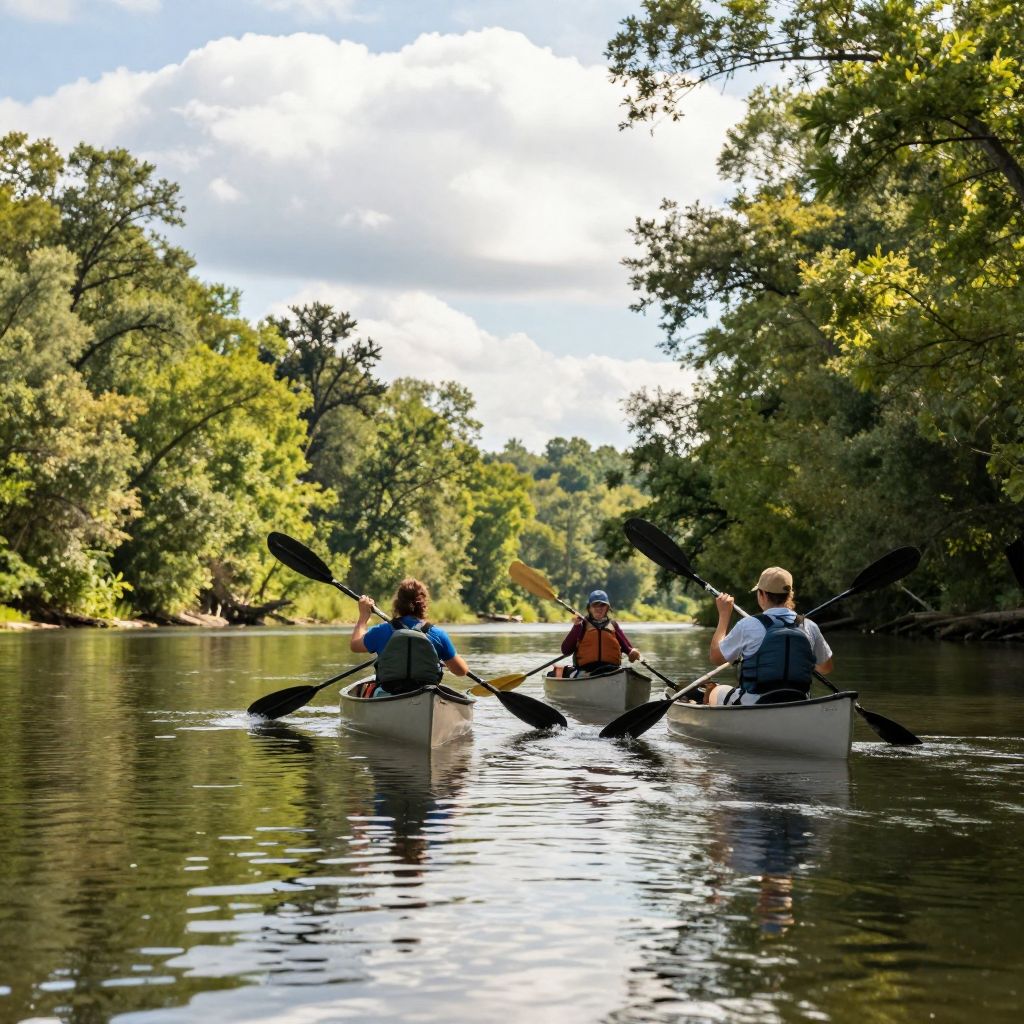 Paddle along the Cumberland River