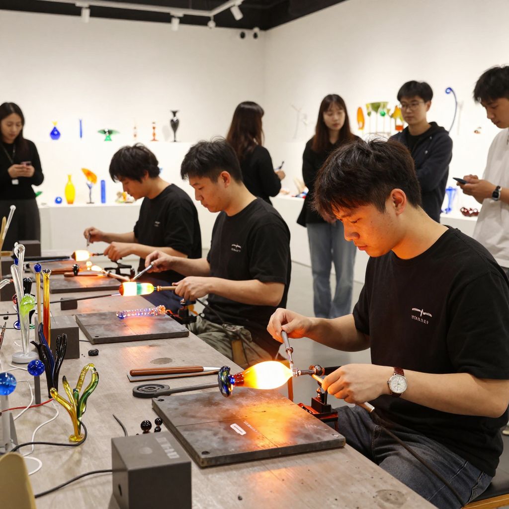 Simon Pearce Glassblowing Workshop